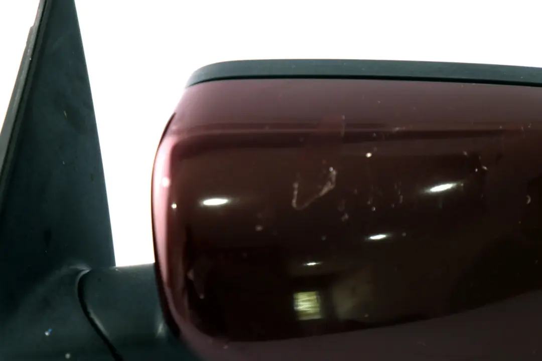 BMW 5 Series E60 E61 LCI Heated Left Wing Mirror N/S Barberarot Barbera Red A39 - SKU rhd-7189573-BAR - Part number 7189573