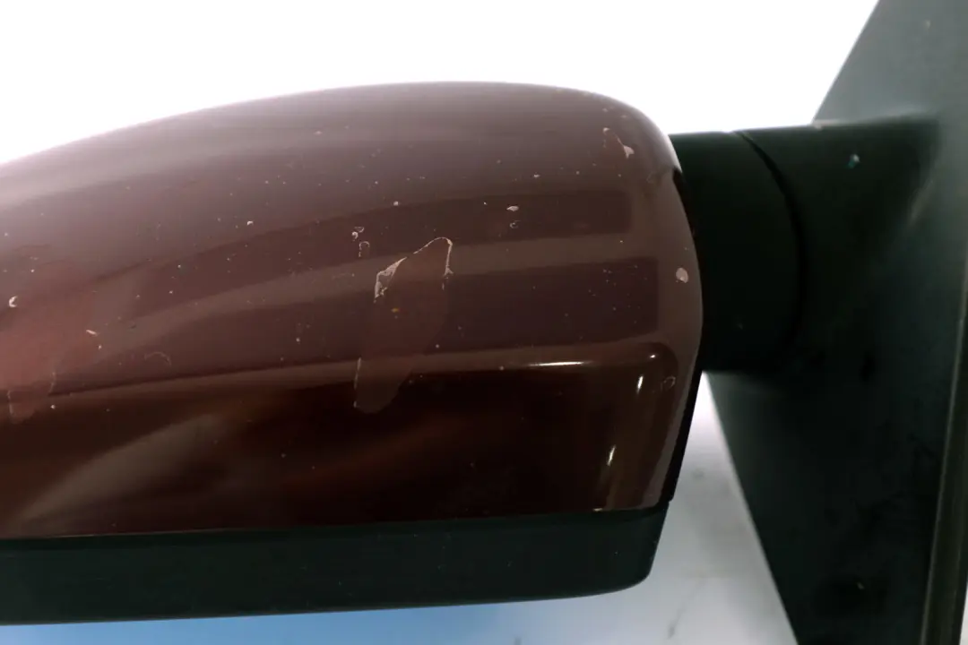 BMW 5 Series E60 E61 LCI Heated Left Wing Mirror N/S Barberarot Barbera Red A39 - SKU rhd-7189573-BAR - Part number 7189573