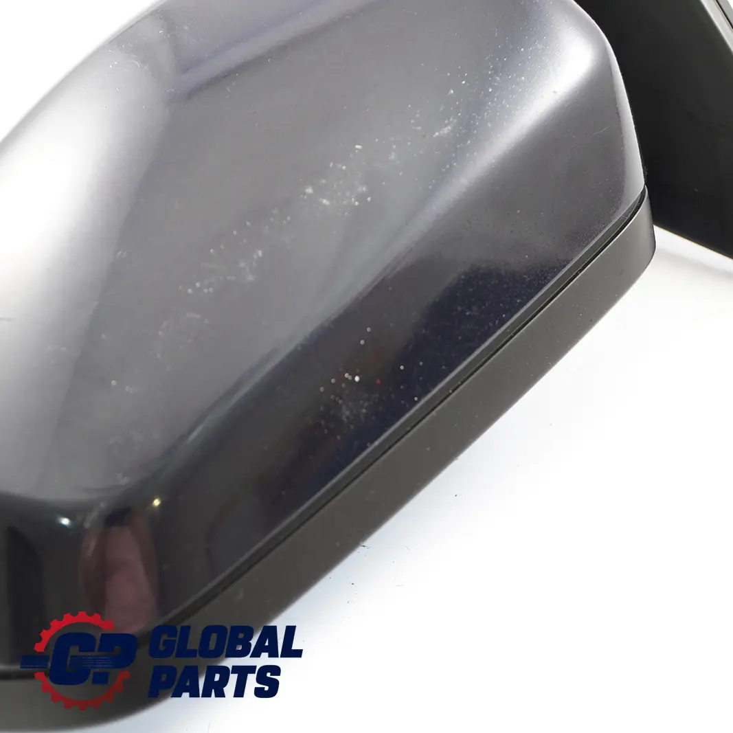 BMW 5 Series 1 E60 E61 LCI Heated Left Wing Mirror N/S Monacoblau Monaco Blue - SKU rhd-7189573-MB2 - Part number 7189573