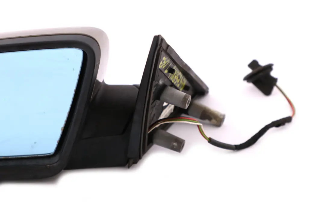 Heated Left Wing Mirror N/S Platinbronze Platinum Bronze to BMW 5 Series E60 LCI with Part number 7189573 BMW 5 Series E60 LCI Heated Left Wing Mirror N/S Platinbronze Platinum Bronze - SKU rhd-7189573-PB - Part number 7189573