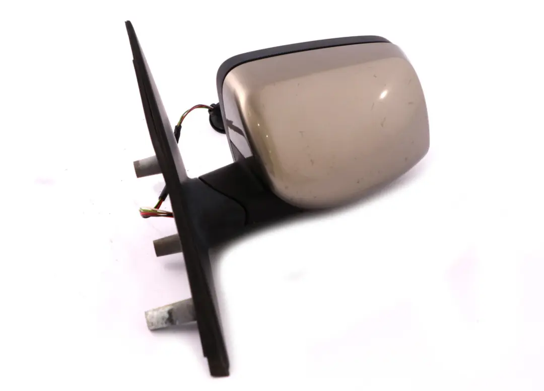 Heated Left Wing Mirror N/S Platinbronze Platinum Bronze to BMW 5 Series E60 LCI with Part number 7189573 BMW 5 Series E60 LCI Heated Left Wing Mirror N/S Platinbronze Platinum Bronze - SKU rhd-7189573-PB - Part number 7189573
