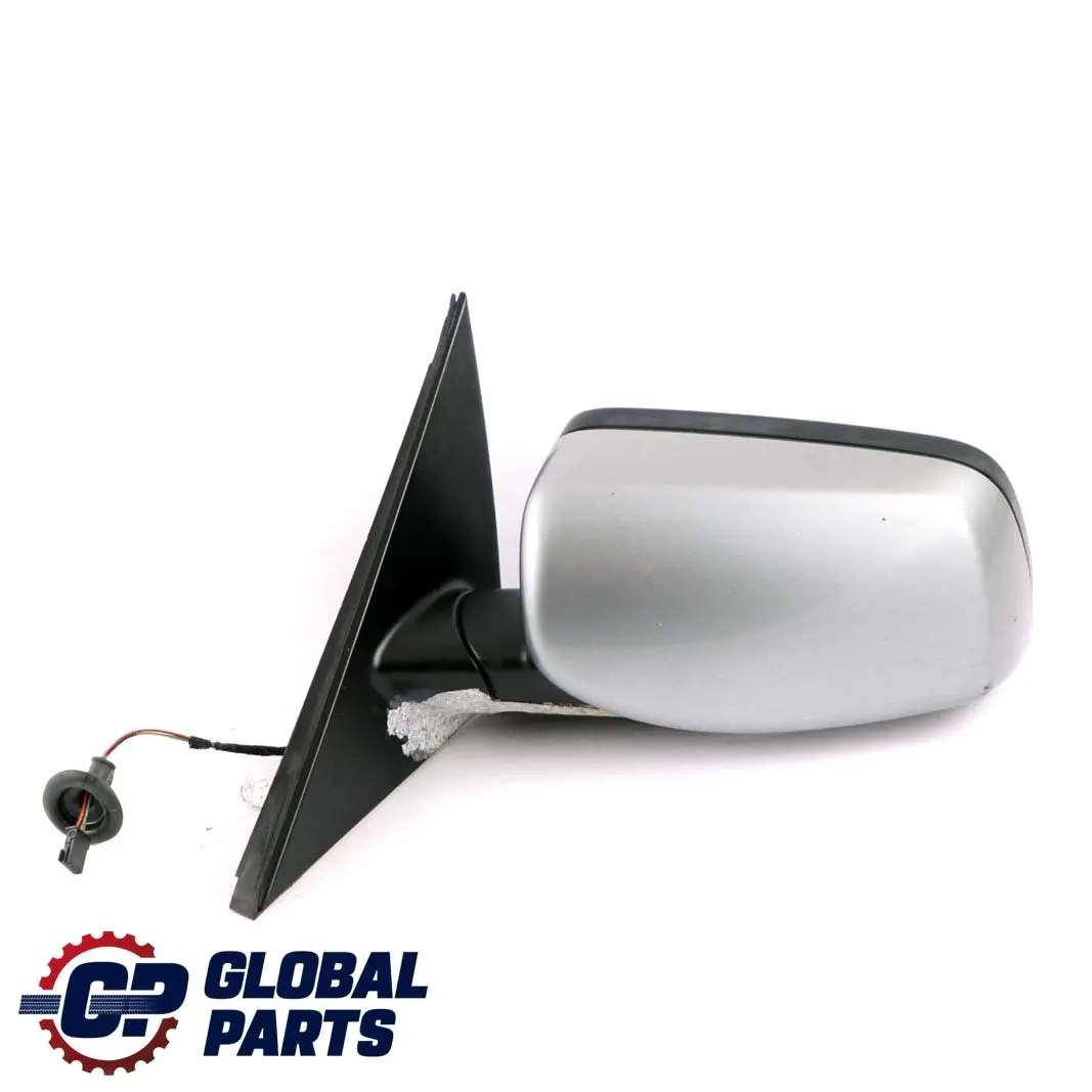 Heated Left Wing Mirror N/S Silbergrau Silber Grau Silver Grey to BMW E60 E61 LCI with Part number 7189573 BMW E60 E61 LCI Heated Left Wing Mirror N/S Silbergrau Silber Grau Silver Grey - SKU rhd-7189573-SBG - Part number 7189573