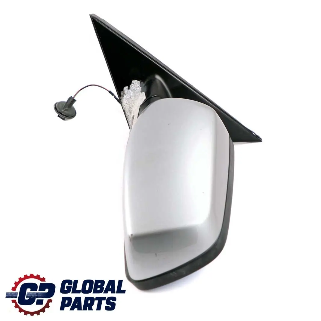 Heated Left Wing Mirror N/S Silbergrau Silber Grau Silver Grey to BMW E60 E61 LCI with Part number 7189573 BMW E60 E61 LCI Heated Left Wing Mirror N/S Silbergrau Silber Grau Silver Grey - SKU rhd-7189573-SBG - Part number 7189573