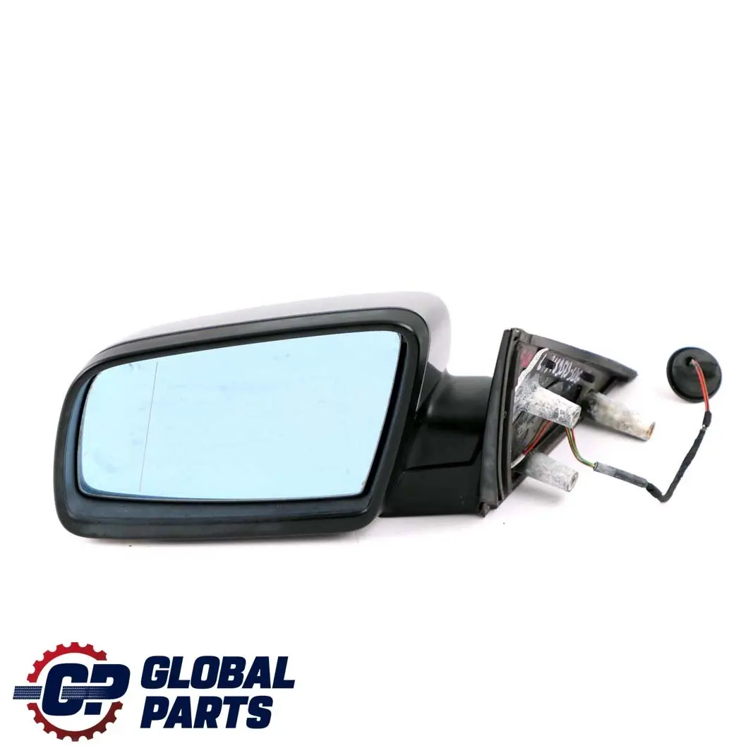 Heated Left Wing Mirror N/S Silbergrau Silber Grau Silver Grey to BMW E60 E61 LCI with Part number 7189573 BMW E60 E61 LCI Heated Left Wing Mirror N/S Silbergrau Silber Grau Silver Grey - SKU rhd-7189573-SBG - Part number 7189573