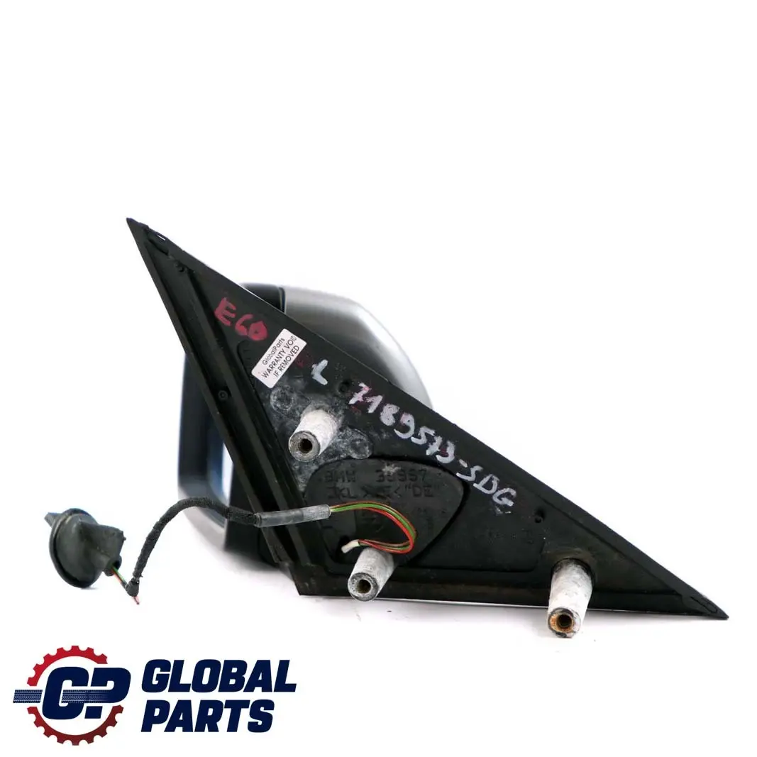 Heated Left Wing Mirror N/S Silbergrau Silber Grau Silver Grey to BMW E60 E61 LCI with Part number 7189573 BMW E60 E61 LCI Heated Left Wing Mirror N/S Silbergrau Silber Grau Silver Grey - SKU rhd-7189573-SBG - Part number 7189573