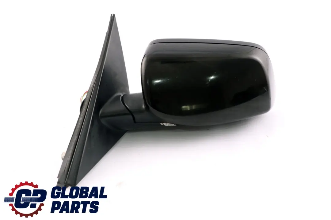 BMW 5 Series 1 E60N E61N LCI Heated Left Wing Mirror N/S Schwarz Black 668 - SKU rhd-7189573-SCH1 - Part number 7189573