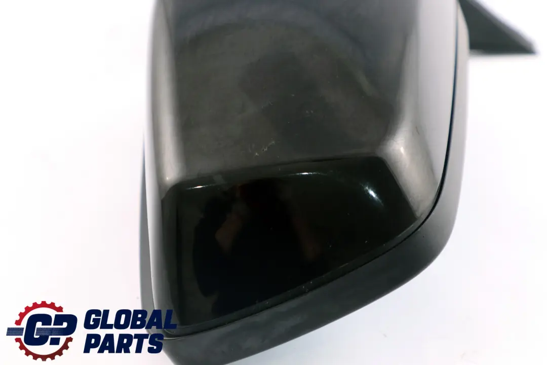 BMW 5 Series 1 E60N E61N LCI Heated Left Wing Mirror N/S Schwarz Black 668 - SKU rhd-7189573-SCH1 - Part number 7189573