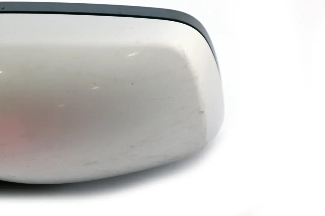 BMW 5 Series E60 E61 LCI Heated Left Wing Mirror N/S Titansilber Titan Silver - SKU rhd-7189573-TS - Part number 7189573