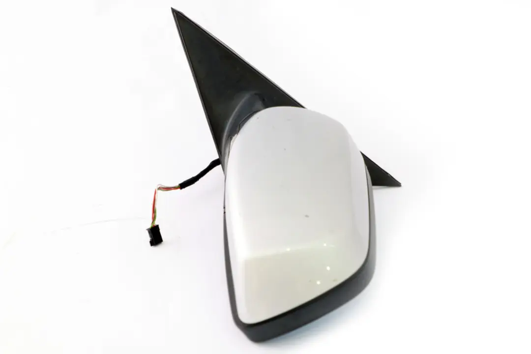 BMW 5 Series 1 E60 E61 LCI Heated Left Wing Mirror N/S Titansilber Titan Silver - SKU rhd-7189573-TS1 - Part number 7189573