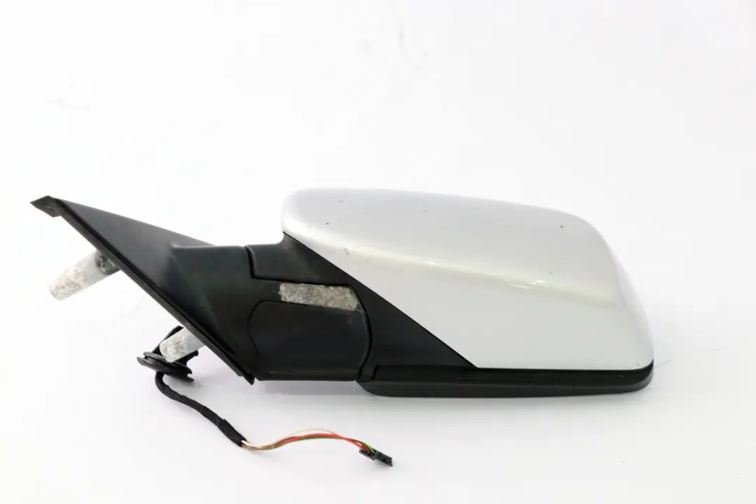 BMW 5 Series 1 E60 E61 LCI Heated Left Wing Mirror N/S Titansilber Titan Silver - SKU rhd-7189573-TS1 - Part number 7189573