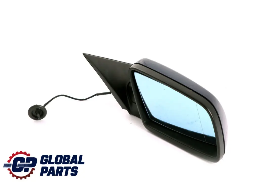 BMW 5 Series E60 E61 LCI Heated Right Wing Mirror O/S Memory Tiefseeblau Blue - SKU rhd-7189592-DSB - Part number 7189592