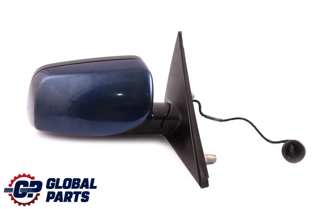 Heated Right Wing Mirror O/S Memory Tiefseeblau Blue to BMW 5 Series E60 E61 LCI with Part number 7189592 BMW 5 Series E60 E61 LCI Heated Right Wing Mirror O/S Memory Tiefseeblau Blue - SKU rhd-7189592-DSB - Part number 7189592