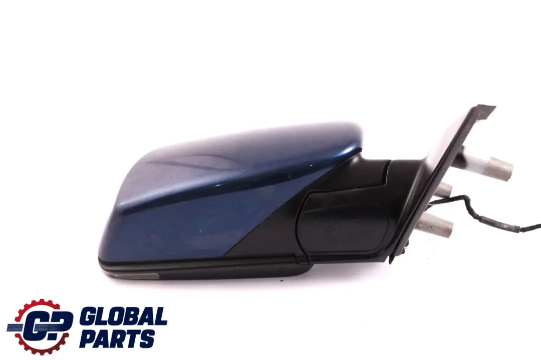 Heated Right Wing Mirror O/S Memory Tiefseeblau Blue to BMW 5 Series E60 E61 LCI with Part number 7189592 BMW 5 Series E60 E61 LCI Heated Right Wing Mirror O/S Memory Tiefseeblau Blue - SKU rhd-7189592-DSB - Part number 7189592
