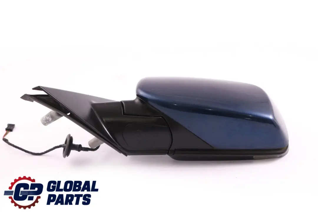 Heated Left Wing Mirror N/S Memory Tiefseeblau Blue to BMW 5 Series E60 E61 LCI with Part number 7189593 BMW 5 Series E60 E61 LCI Heated Left Wing Mirror N/S Memory Tiefseeblau Blue - SKU rhd-7189593-DSB - Part number 7189593