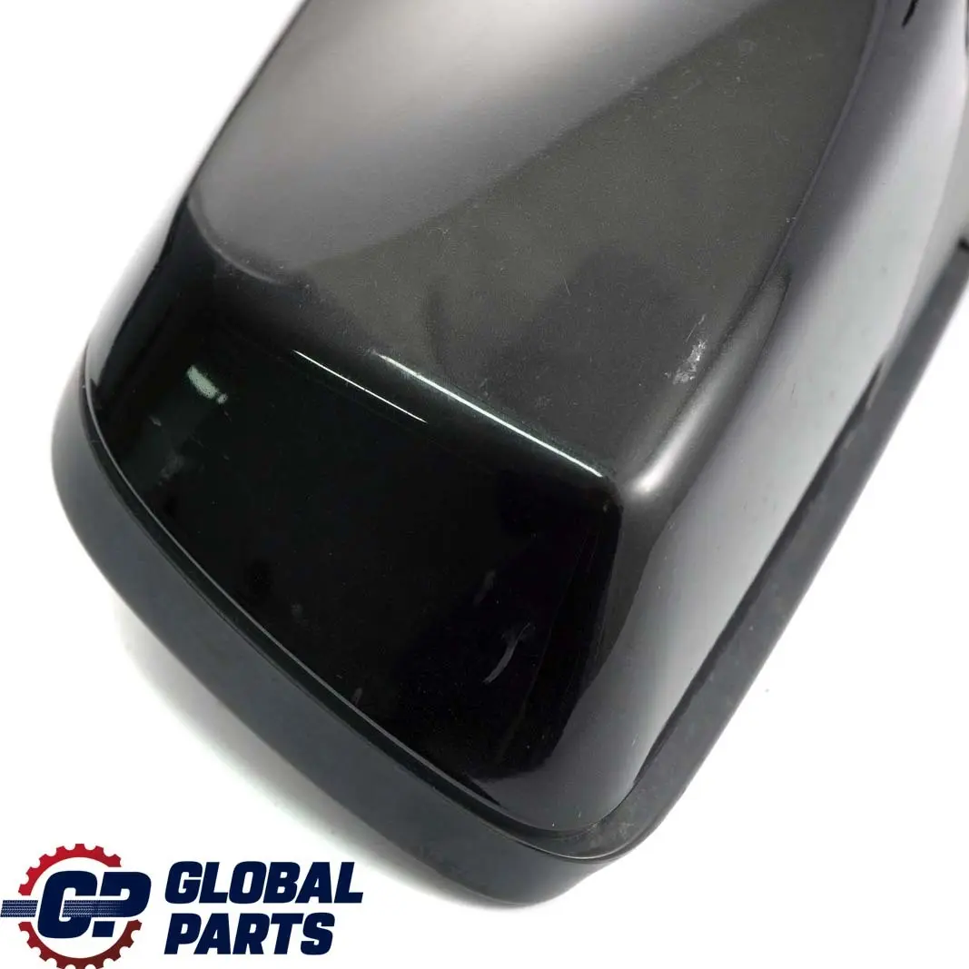 BMW 5 E60 E61 Auto Dip Power Fold Right Wing Mirror O/S Black Sapphire Metallic - SKU rhd-7189612-BS - Part number 7189612