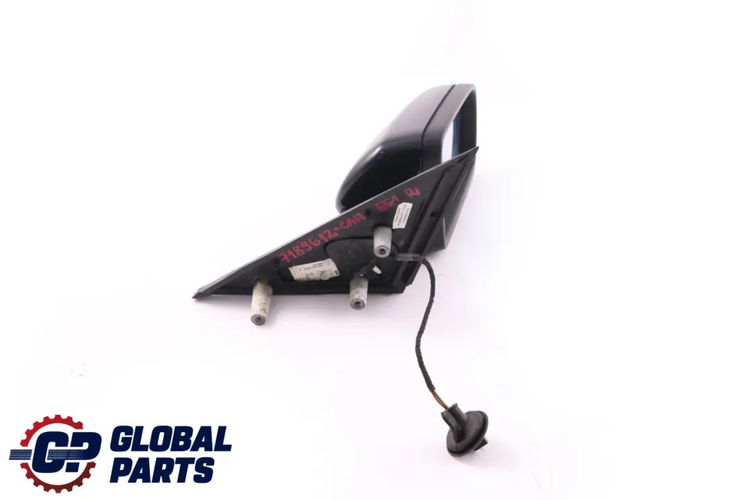 BMW 5 Series E60 E61 Auto Dip Heated Right Wing Mirror O/S Carbonschwarz Black - SKU rhd-7189612-CAR - Part number 7189612