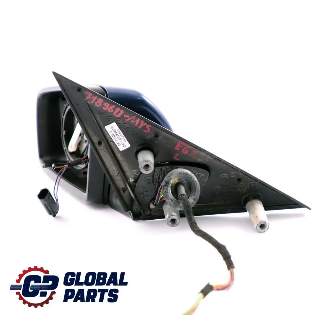 Fold Left Wing Mirror N/S Mysticblau Mystic Blue to BMW 5 Series E60 E61 LCI Power with Part number 7189613 BMW 5 Series E60 E61 LCI Power Fold Left Wing Mirror N/S Mysticblau Mystic Blue - SKU rhd-7189613-MYS - Part number 7189613