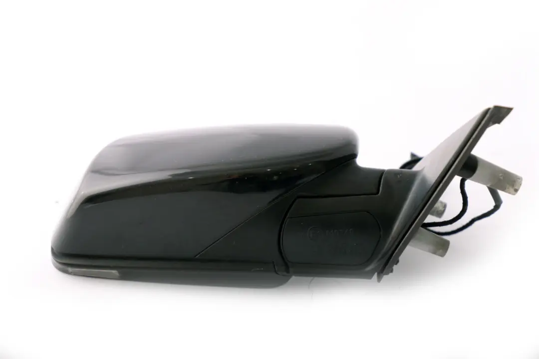 BMW 5 Series E60 Power Fold Auto Dip Light Right Wing Mirror O/S Black Sapphire - SKU rhd-7189624-BS - Part number 7189624