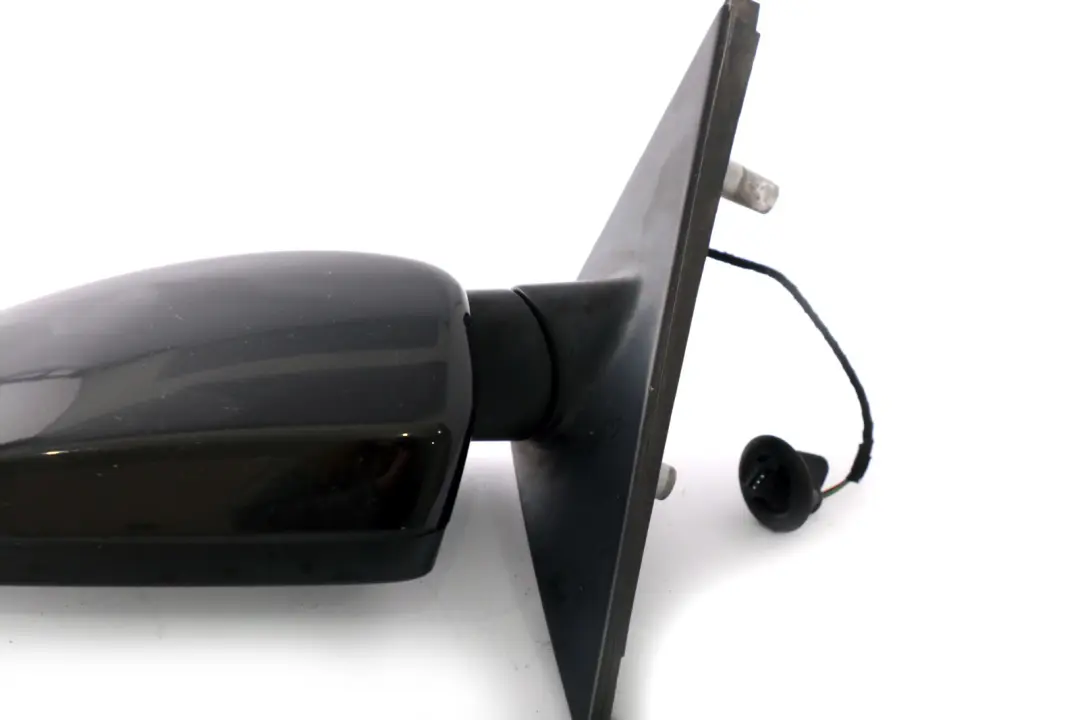 BMW 5 Series E60 Power Fold Auto Dip Light Left Wing Mirror N/S Black Sapphire - SKU rhd-7189625-BS - Part number 7189625