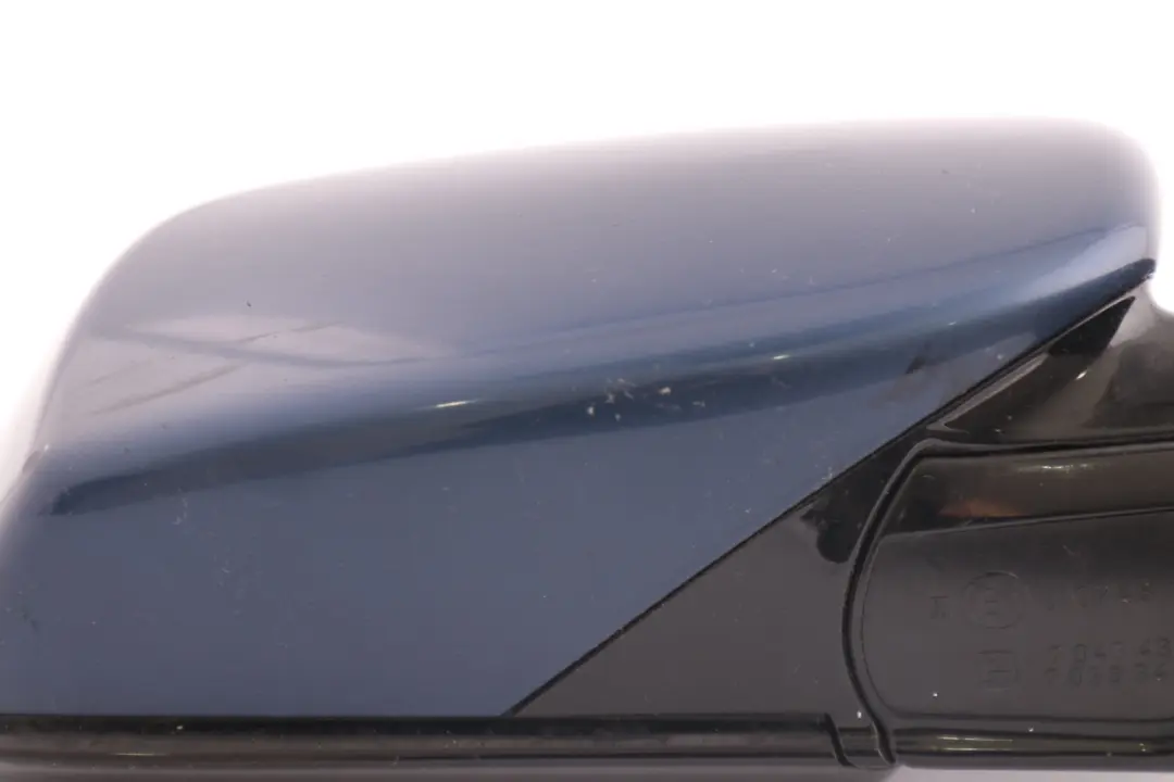 BMW 5 Series E60 LCI M Sport Right Wing Mirror O/S High Gloss Mysticblau Blue - SKU rhd-7189634-MYS - Part number 7189634