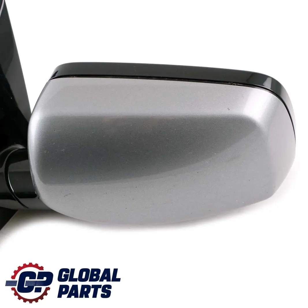 BMW 5 E60 E61 LCI M Sport Left Wing Mirror N/S High Gloss Spacegrau Grey A52 - SKU rhd-7189635-SCG - Part number 7189635