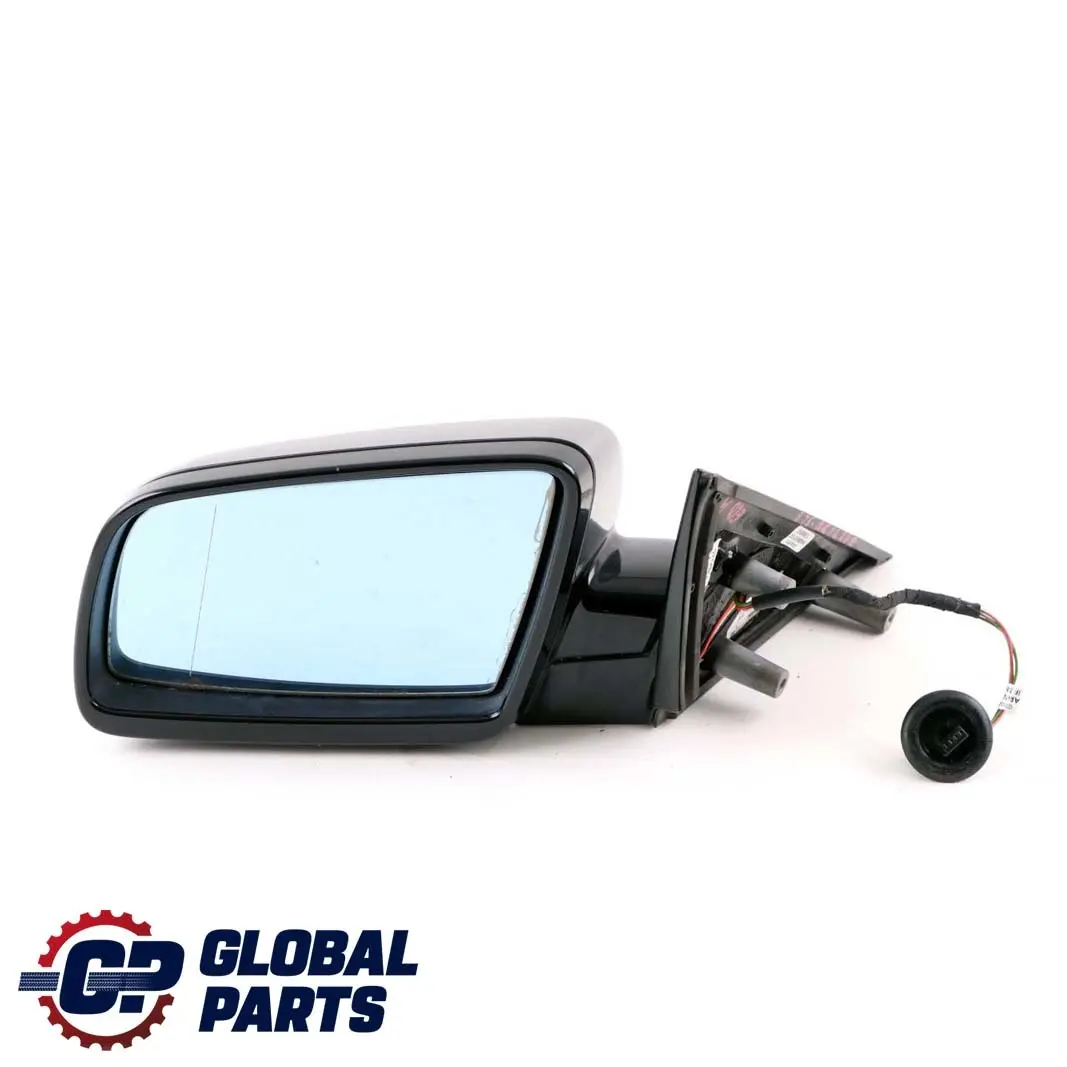 BMW 5 E60 E61 LCI M Sport Left Wing Mirror N/S High Gloss Spacegrau Grey A52 - SKU rhd-7189635-SCG - Part number 7189635