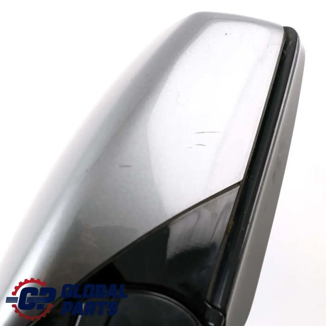 BMW 5 E60 E61 LCI M Sport Left Wing Mirror N/S High Gloss Spacegrau Grey A52 - SKU rhd-7189635-SCG - Part number 7189635
