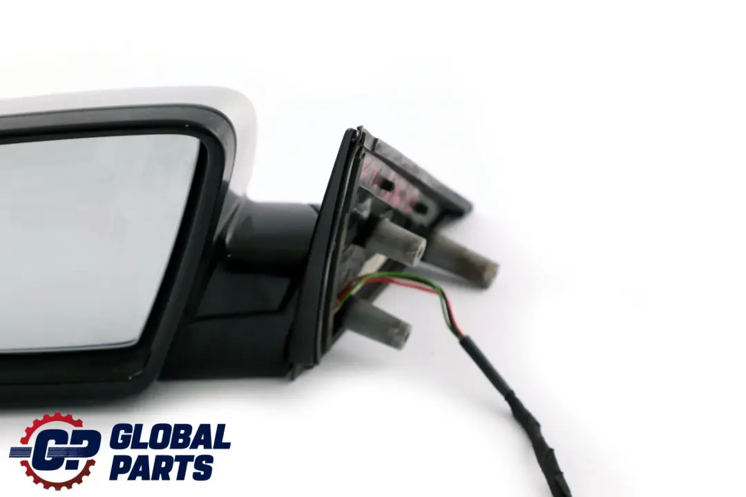 BMW 5 Series E60 E61 LCI M Sport Left Wing Mirror N/S High Gloss Titansilber - SKU rhd-7189635-TS - Part number 7189635