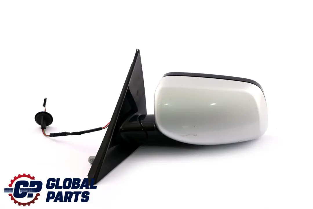 BMW 5 Series E60 E61 LCI M Sport Left Wing Mirror N/S High Gloss Titansilber - SKU rhd-7189635-TS - Part number 7189635