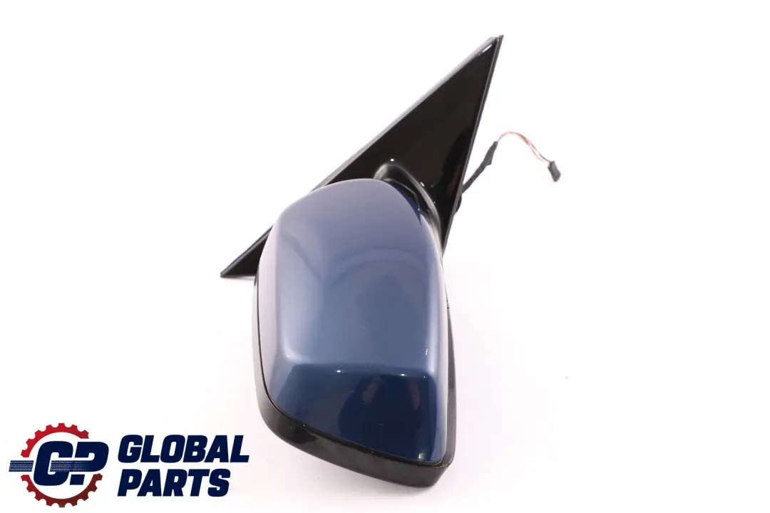 Right Wing Mirror O/S High Gloss Mysticblau Blue to BMW 5 Serie E60 E61 LCI M Sport with Part number 7189654 BMW 5 Serie E60 E61 LCI M Sport Right Wing Mirror O/S High Gloss Mysticblau Blue - SKU rhd-7189654-MYS - Part number 7189654