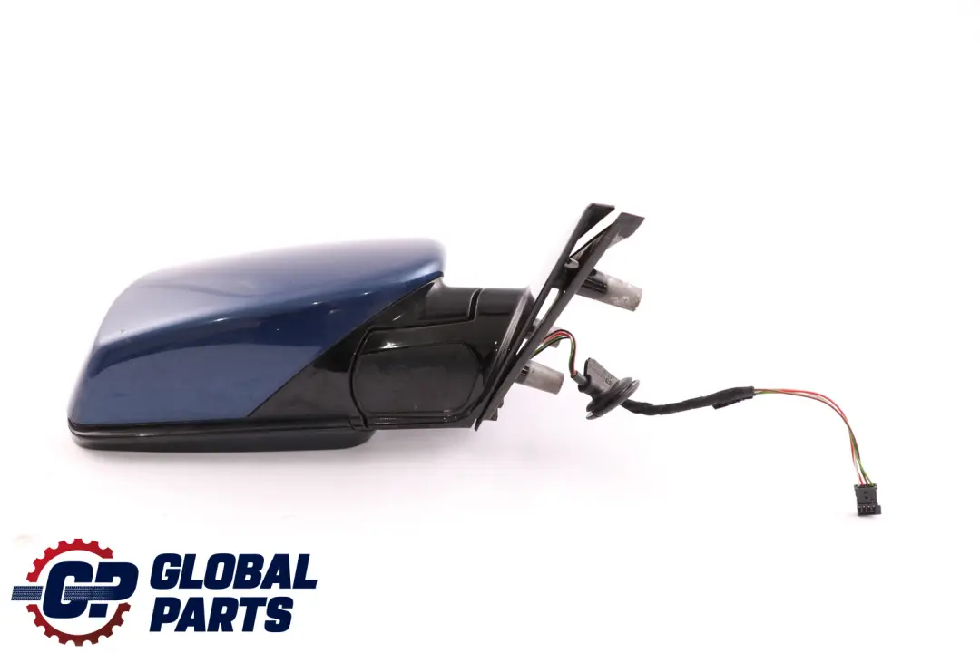 Right Wing Mirror O/S High Gloss Mysticblau Blue to BMW 5 Serie E60 E61 LCI M Sport with Part number 7189654 BMW 5 Serie E60 E61 LCI M Sport Right Wing Mirror O/S High Gloss Mysticblau Blue - SKU rhd-7189654-MYS - Part number 7189654