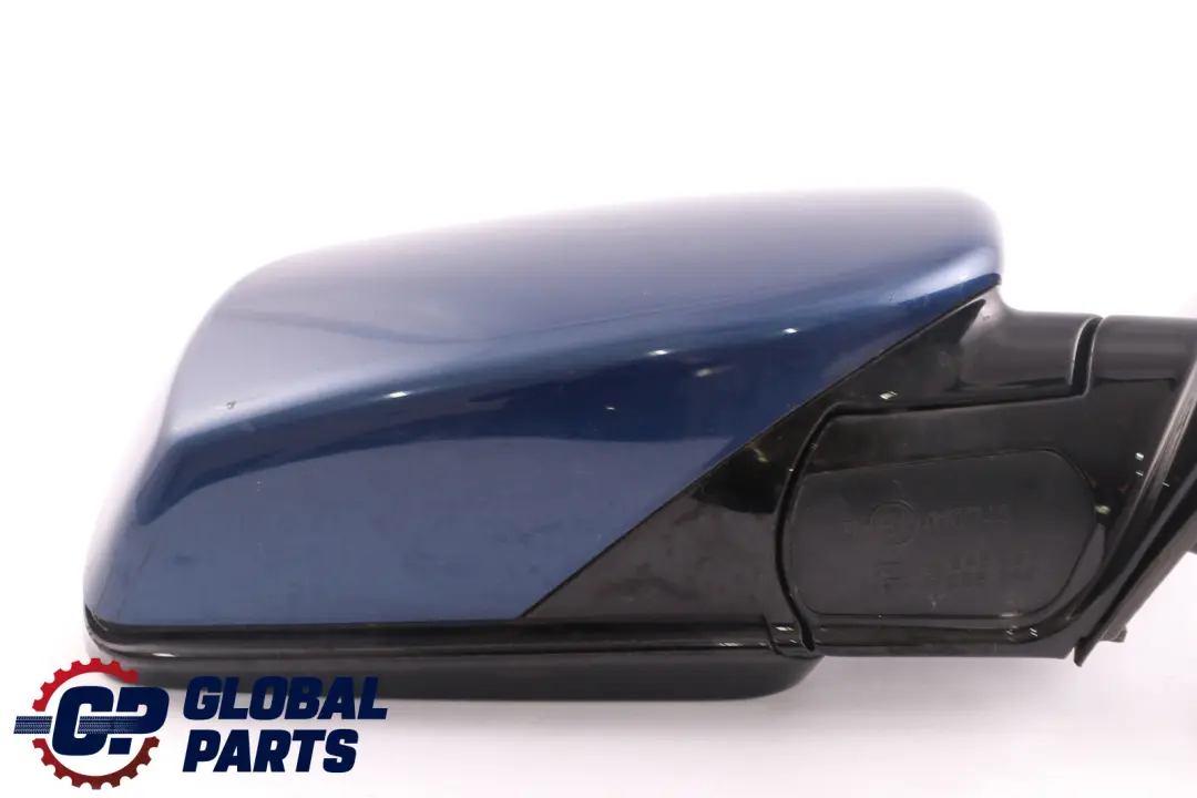 Right Wing Mirror O/S High Gloss Mysticblau Blue to BMW 5 Serie E60 E61 LCI M Sport with Part number 7189654 BMW 5 Serie E60 E61 LCI M Sport Right Wing Mirror O/S High Gloss Mysticblau Blue - SKU rhd-7189654-MYS - Part number 7189654