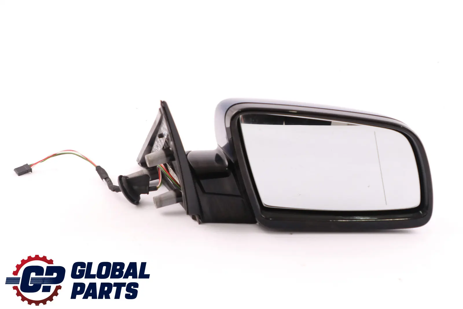 BMW 5 Serie E60 E61 LCI M Sport Right Wing Mirror O/S High Gloss Mysticblau Blue