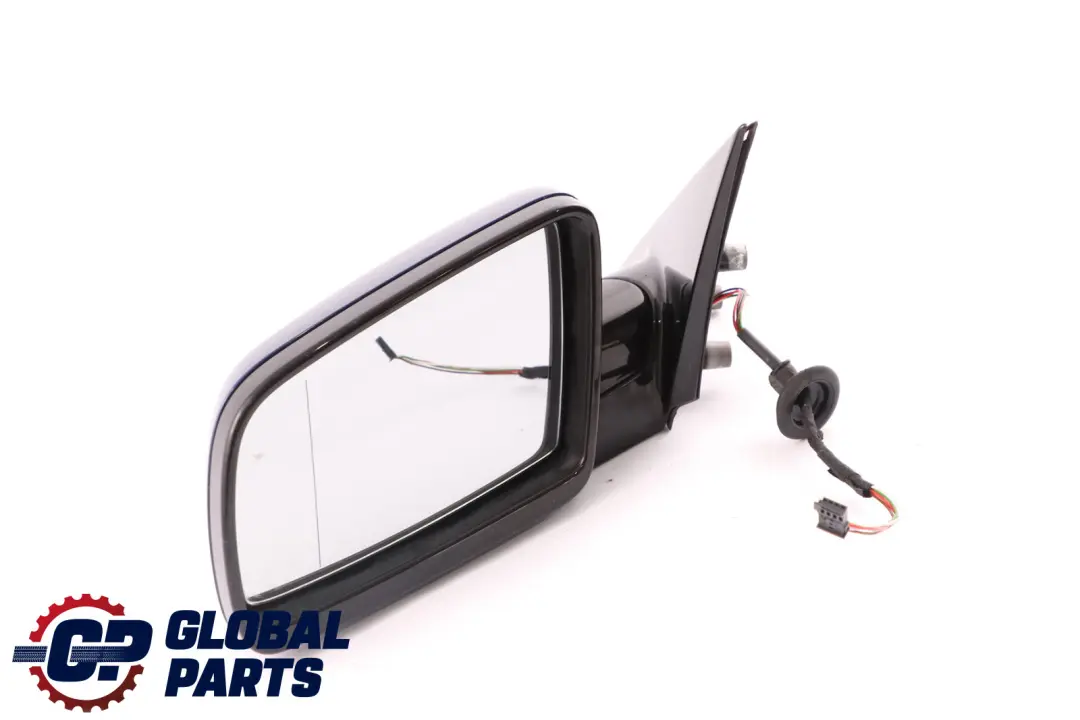 BMW 5 Series E60 E61 LCI M Sport Left Wing Mirror N/S High Gloss Mysticblau Blue - SKU rhd-7189655-MYS - Part number 7189655