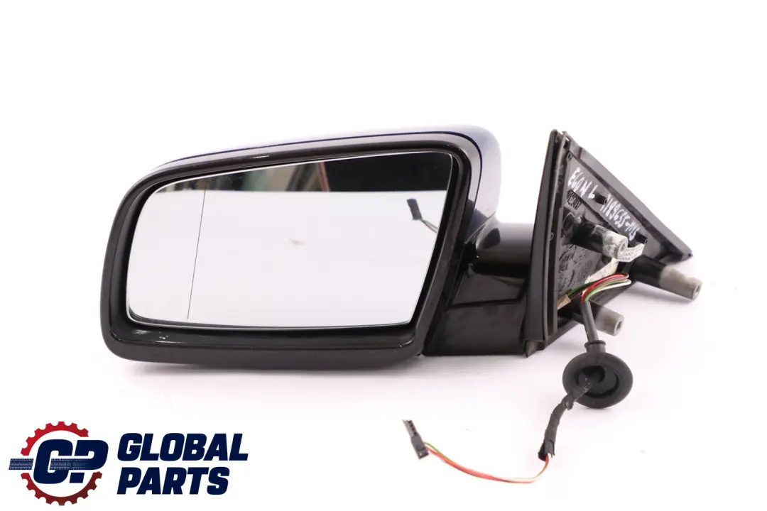 Left Wing Mirror N/S High Gloss Mysticblau Blue to BMW 5 Series E60 E61 LCI M Sport with Part number 7189655 BMW 5 Series E60 E61 LCI M Sport Left Wing Mirror N/S High Gloss Mysticblau Blue - SKU rhd-7189655-MYS - Part number 7189655