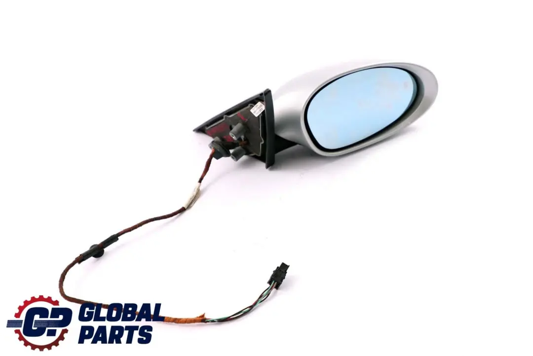 BMW Z4 Series E85 E86 Right Heated Wing Mirror O/S Titansilber Metallic Silver - SKU rhd-7189706-TS - Part number 7189706