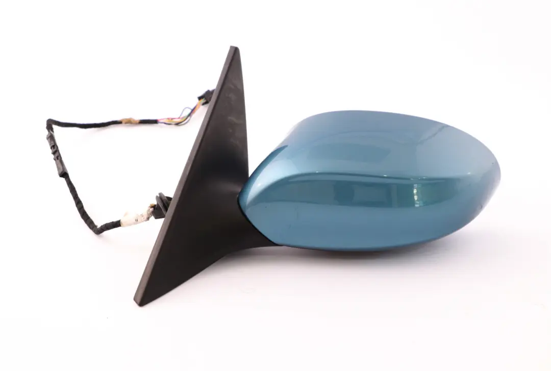 Left Auto Dip Power Fold Wing Mirror N/S Maledivenblau Blue to BMW Z4 Series E85 with Part number 7189741 BMW Z4 Series E85 Left Auto Dip Power Fold Wing Mirror N/S Maledivenblau Blue - SKU rhd-7189741-MAB - Part number 7189741