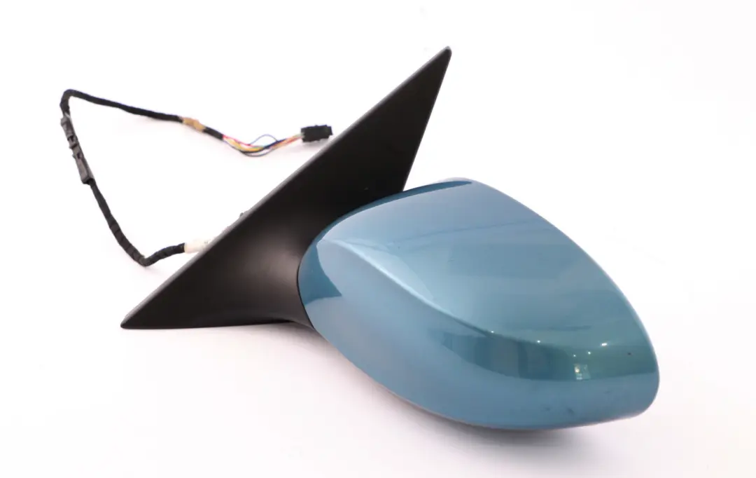 Left Auto Dip Power Fold Wing Mirror N/S Maledivenblau Blue to BMW Z4 Series E85 with Part number 7189741 BMW Z4 Series E85 Left Auto Dip Power Fold Wing Mirror N/S Maledivenblau Blue - SKU rhd-7189741-MAB - Part number 7189741