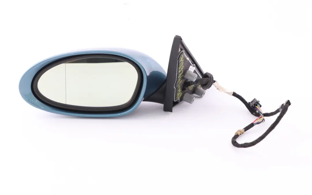 Left Auto Dip Power Fold Wing Mirror N/S Maledivenblau Blue to BMW Z4 Series E85 with Part number 7189741 BMW Z4 Series E85 Left Auto Dip Power Fold Wing Mirror N/S Maledivenblau Blue - SKU rhd-7189741-MAB - Part number 7189741
