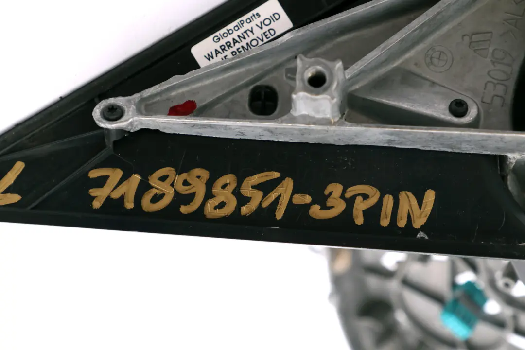 Wing Mirror Base Support Left Passenger Side 3 Pins N/S to BMW 1 Series 1 E87 with Part number 7189851 BMW 1 Series 1 E87 Wing Mirror Base Support Left Passenger Side 3 Pins N/S - SKU rhd-7189851-3PIN - Part number 7189851