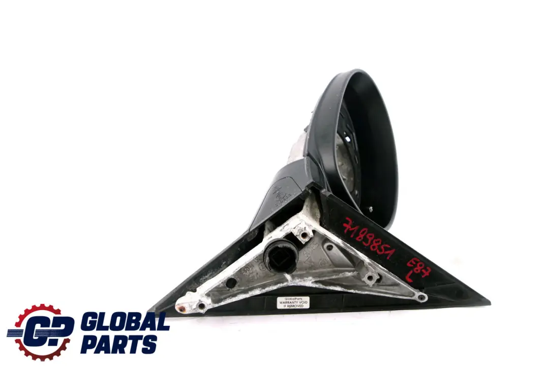 Heated Passenger's Side Left Wing Mirror Base Trim N/S to BMW 1 Series E87 with Part number 51167189851 BMW 1 Series E87 Heated Passenger's Side Left Wing Mirror Base Trim N/S - SKU rhd-7189851 - Part number 51167189851