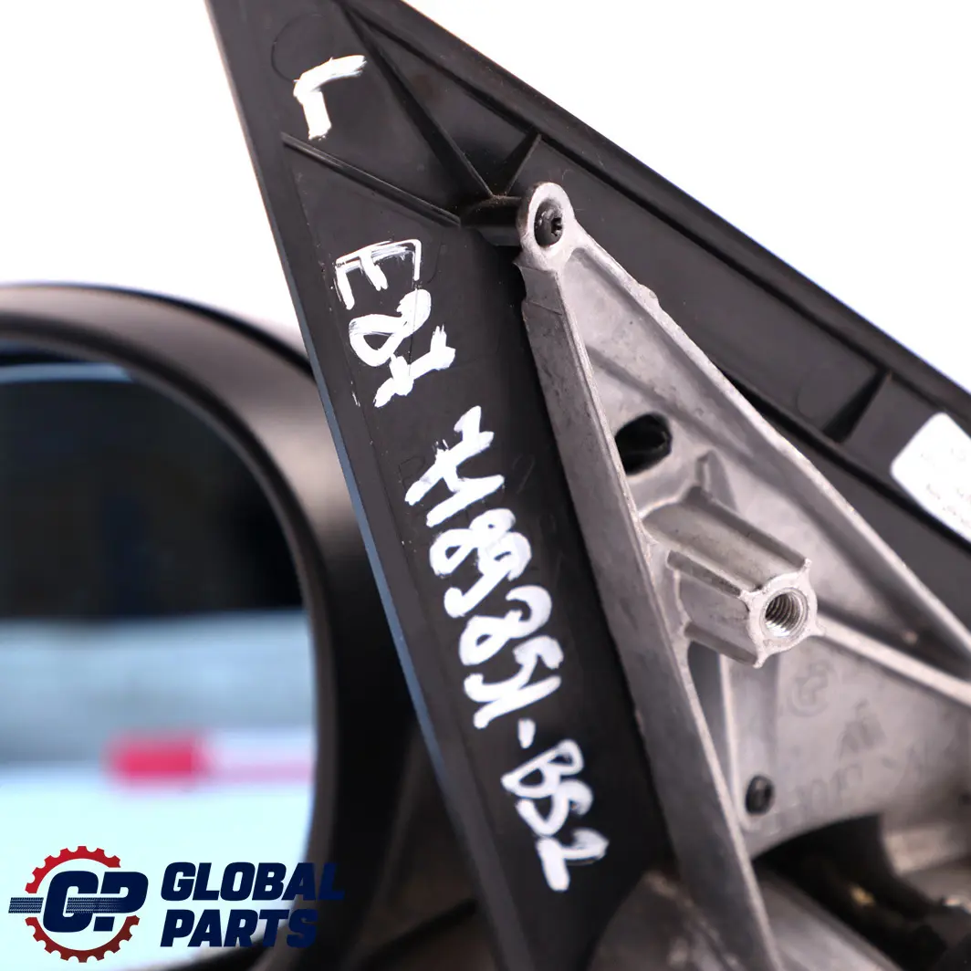 BMW 1 Series 2 E87 Outside Left Wing Mirror N/S Black Sapphire Metallic 475 - SKU rhd-7189851-BS2 - Part number 7189851