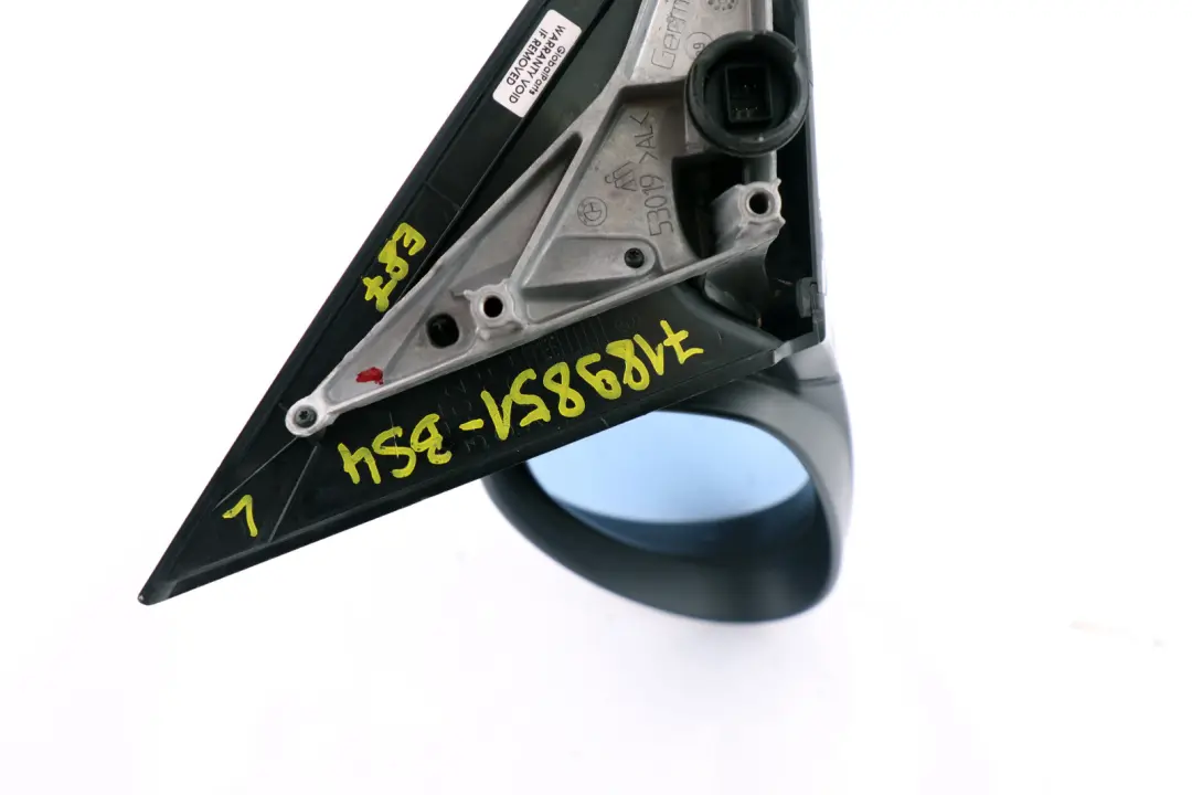 BMW 1 Series 4 E87 Left Heated Wing Mirror N/S Black Sapphire Metallic 475 - SKU rhd-7189851-BS4 - Part number 7189851