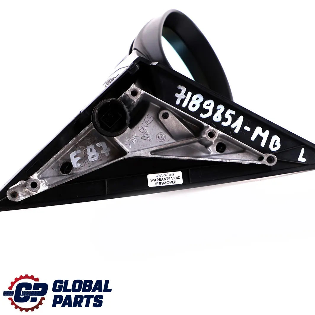 BMW 1 Series E87 Heated Left Wing Mirror N/S 5 Pin Monacoblau Monaco Blue A35 - SKU rhd-7189851-MB - Part number 7189851