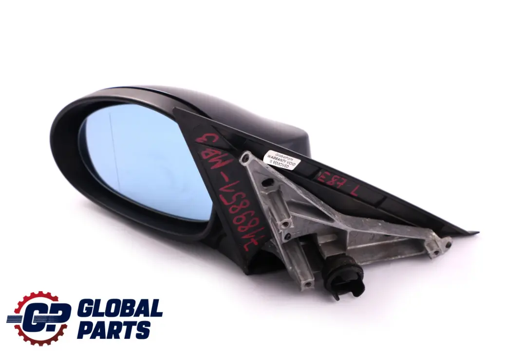 Heated Left Wing Mirror N/S Monacoblau Blue Metallic A35 to BMW 1 Series 3 E87 with Part number 7189851 BMW 1 Series 3 E87 Heated Left Wing Mirror N/S Monacoblau Blue Metallic A35 - SKU rhd-7189851-MB3 - Part number 7189851