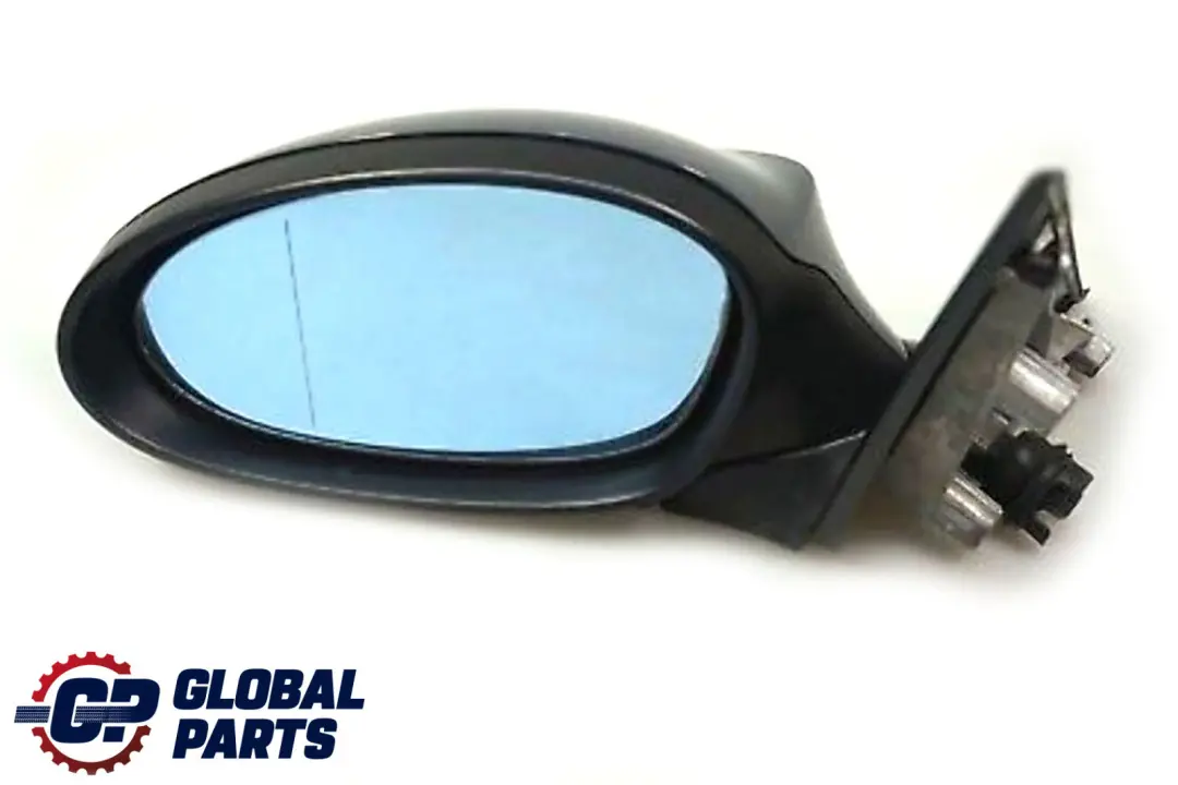 BMW 1 Series E87 Heated Left Wing Mirror N/S Nautikblau Nautic Blue A21 - SKU rhd-7189851-NB - Part number 7189851