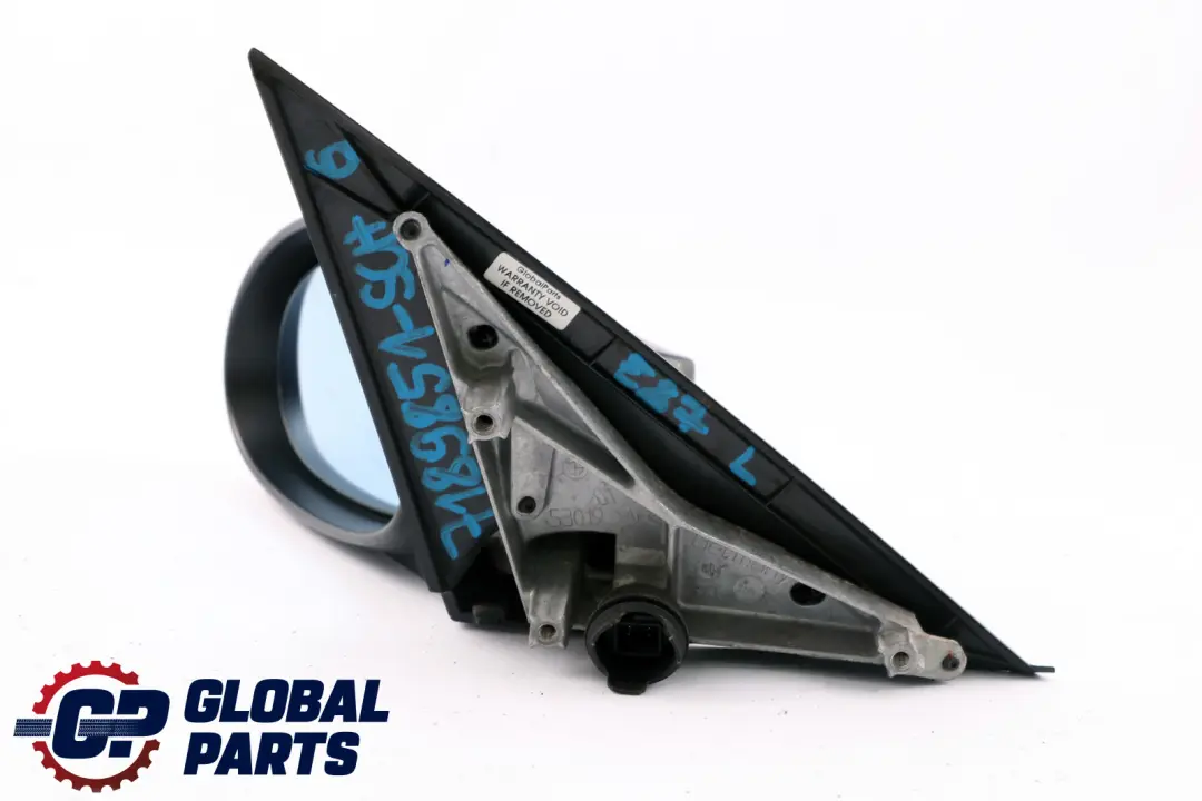 BMW 1 Series 6 E87 Left Passenger Wing Mirror 3 PIN N/S Schwarz 2 Black 668 - SKU rhd-7189851-SCH6 - Part number 7189851