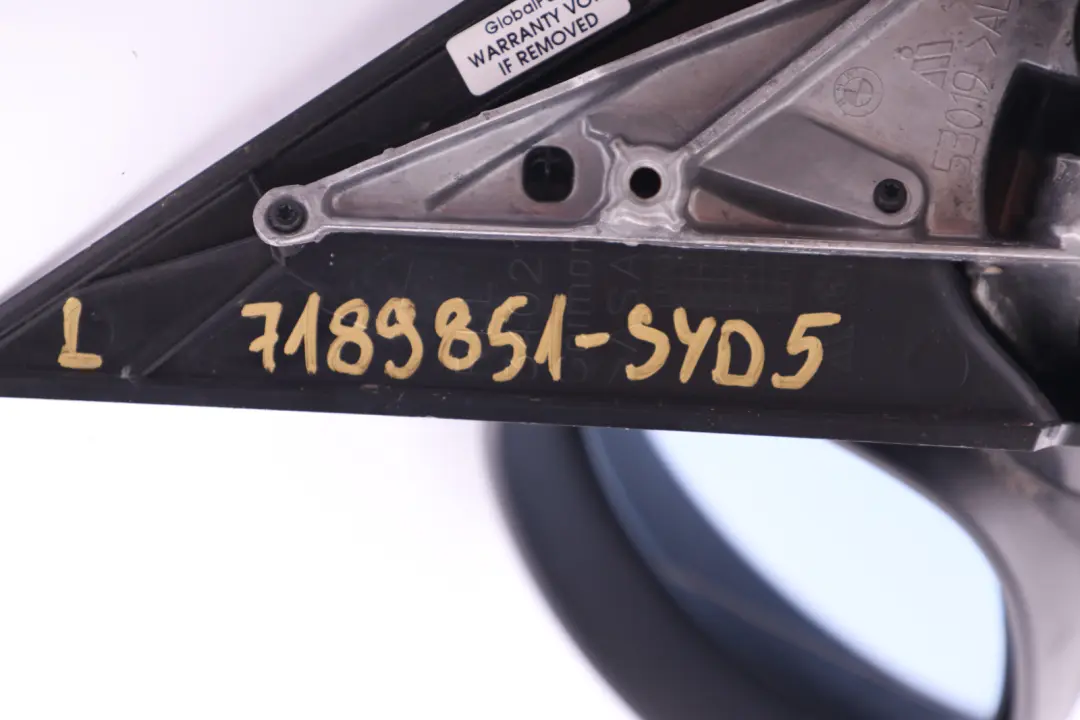 Heated Left Wing Mirror N/S Sydneyblau Sydney Blau Blue A19 to BMW 1 Series 5 E87 with Part number 7189851 BMW 1 Series 5 E87 Heated Left Wing Mirror N/S Sydneyblau Sydney Blau Blue A19 - SKU rhd-7189851-SYD5 - Part number 7189851