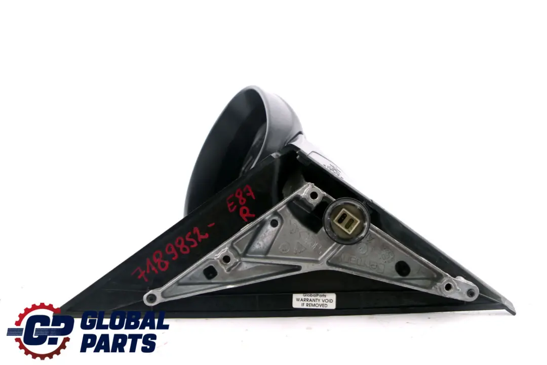 Heated Driver's Side Right Wing Mirror Base Trim O/S to BMW 1 Series E87 with Part number 51167189852 BMW 1 Series E87 Heated Driver's Side Right Wing Mirror Base Trim O/S - SKU rhd-7189852 - Part number 51167189852