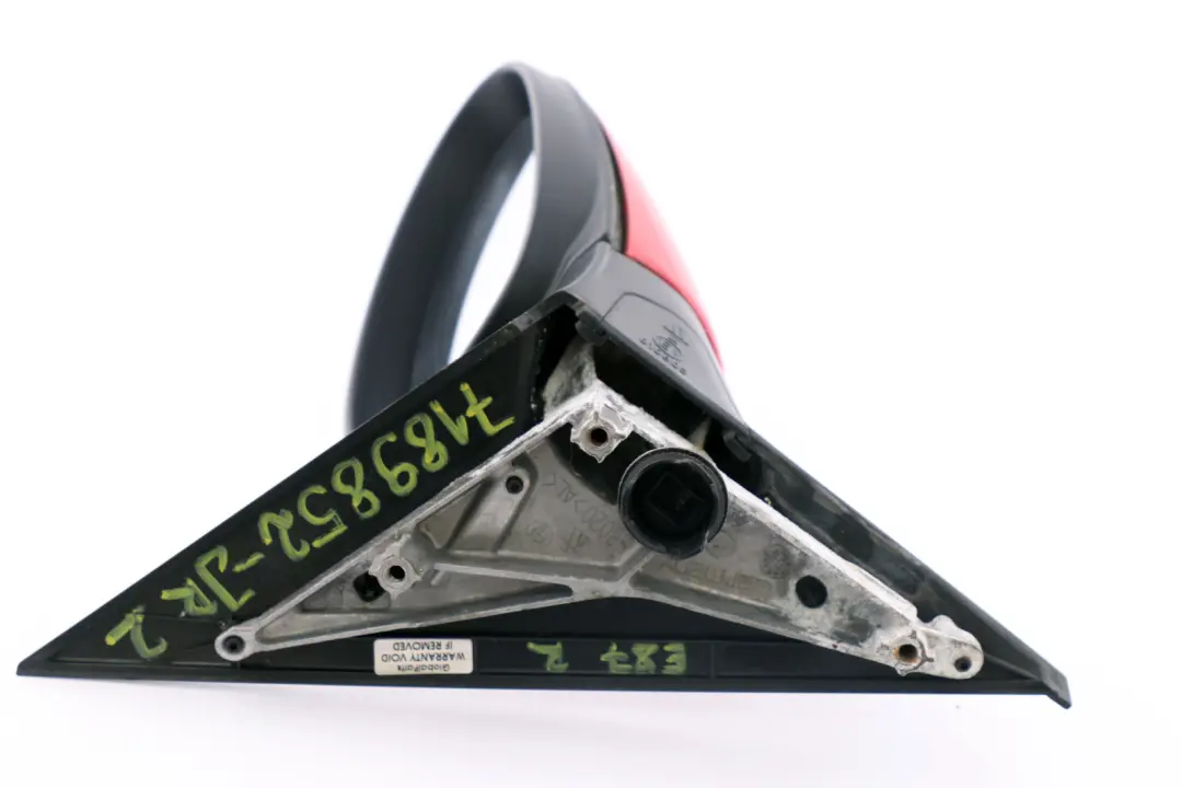 Outside Right Door Wing Mirror O/S Japanrot Japan Red 438 to BMW 1 Series 2 E87 with Part number 7189852 BMW 1 Series 2 E87 Outside Right Door Wing Mirror O/S Japanrot Japan Red 438 - SKU rhd-7189852-JR2 - Part number 7189852